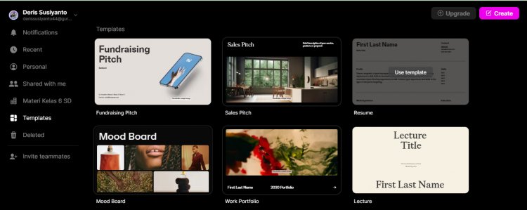 Membuat Presentasi Otomatis Menggunakan Tome AI