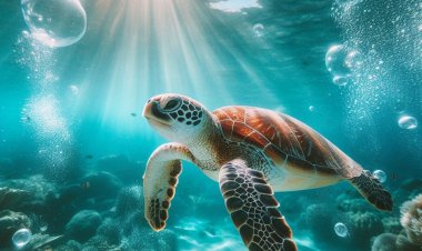 Melambai di Lautan Biru: Ode untuk Penyu