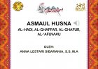 Asmaul Husna: Al Hadi, Al Ghaffar, Al Ghaffur, AL 'Afuwwu
