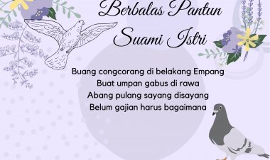 Berbalas Pantun Suami Istri