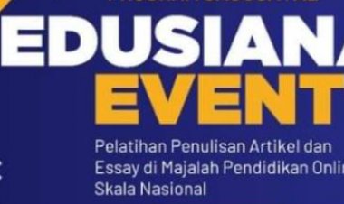 MENULIS ARTIKEL DAN ESSAY  BERSAMA EDUSIANA
