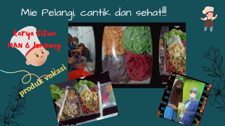 Mie Pelangi, Cantik Dan Sehat !!!