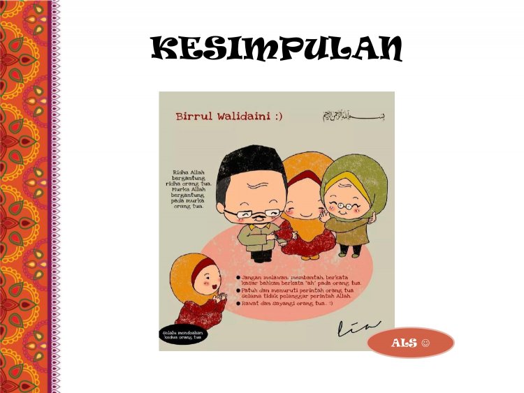 Akhlak kepada Ayah dan Bunda