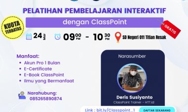 Pelatihan Pembelajaran Interaktif  dengan Classpoint
