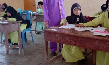Kegiatan PAS dan SAS hari kedua SDN 023 Beligan