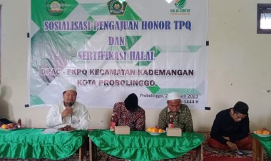 Lakukan Sosialisasi Progam SEHATI 2023, KC HCCM Kota Probolinggo Undang 90 Lembaga TPQ