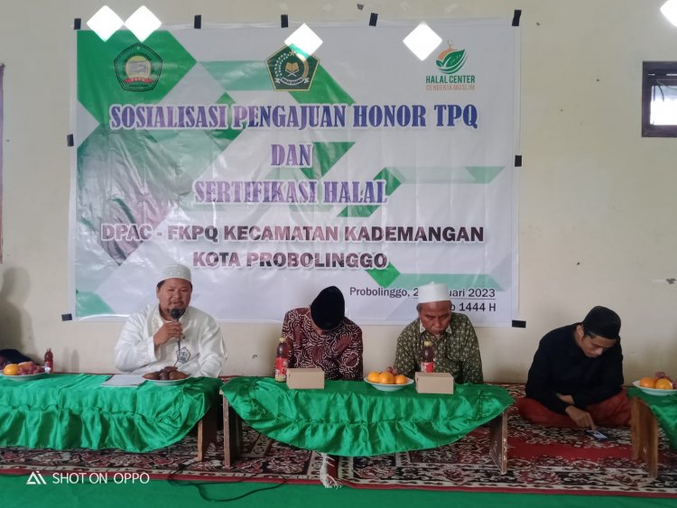 Lakukan Sosialisasi Progam SEHATI 2023, KC HCCM Kota Probolinggo Undang 90 Lembaga TPQ