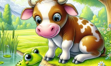 Petualangan Anak Katak dan Anak Lembu