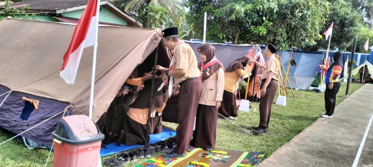 Perkemahan Sabtu Minggu (Persami) di SD Negeri 005 Titian Resak: Membangun Semangat Kebersamaan dan Keterampilan