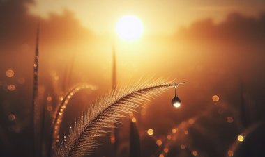 Tentang Perjalanan Tetes Embun di Daun-daun Pagi