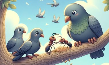 Kisah Persahabatan Merpati dan Semut