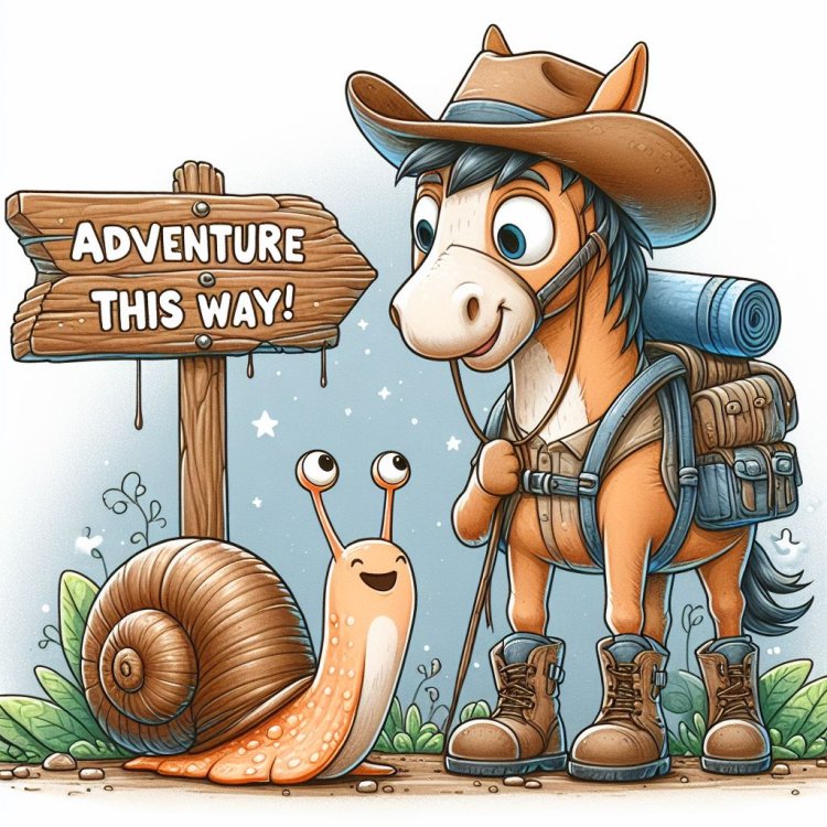 Siput dan Kuda: Harmoni Antara Kecepatan dan Ketenangan