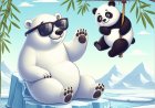 Pertemanan Beruang Kutub dan Panda di Dunia yang Luar Biasa