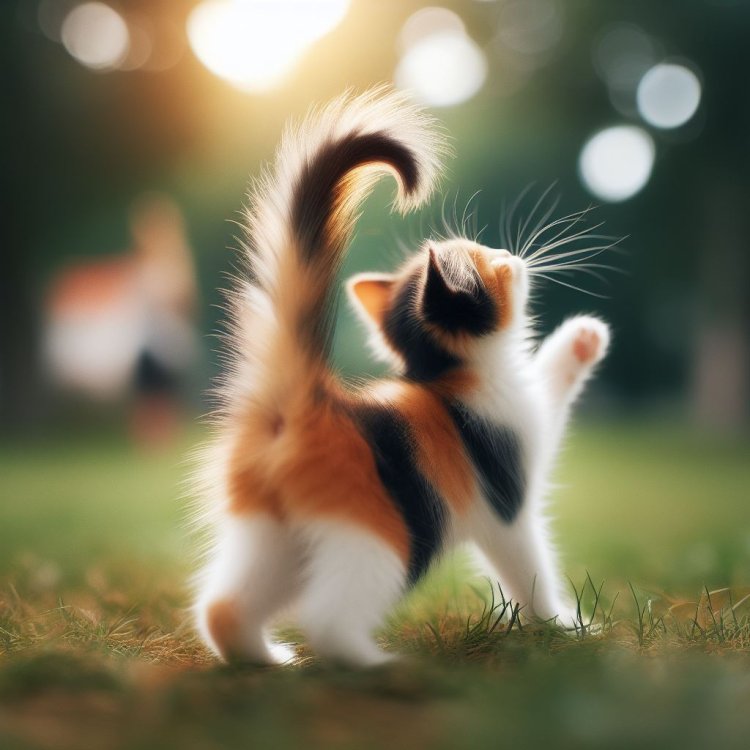 Petualangan Si Kucing Kecil di Taman