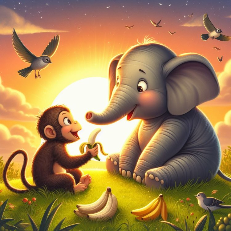 Pertemanan Antara Gajah dan Monyet: Petualangan di Rimba Belantara