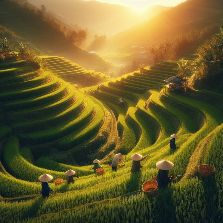 Jejak Langkah di Antara Sawah
