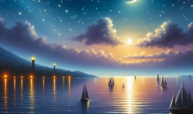 Laungan Laut di Keheningan Malam