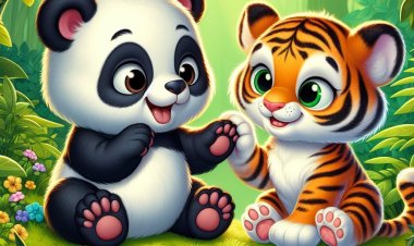 Kisah Persahabatan Si Panda dan Si Anak Harimau