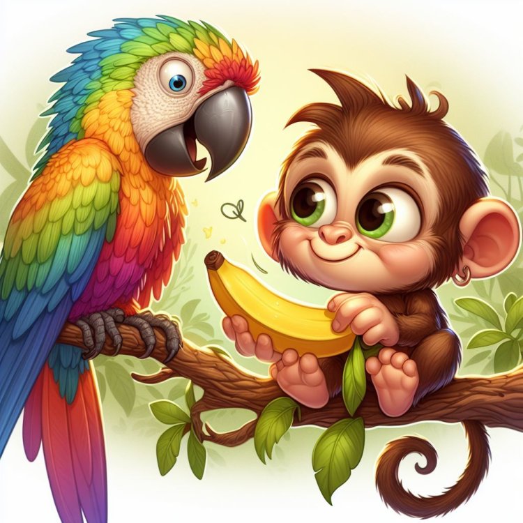 Si Monyet Lucu dan Persahabatan Barunya