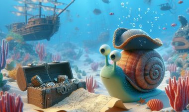 Si Siput Petualang: Menemukan Harta Karun di Dasar Laut