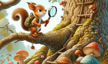 Petualangan Anak Tupai di Pohon Tua