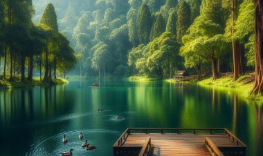 Percakapan Hening di Tengah Danau