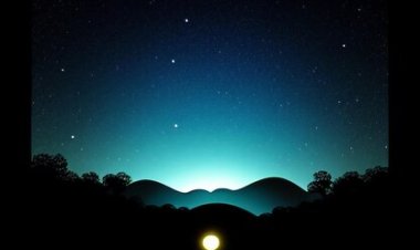 Cahaya Bintang di Langit Malam