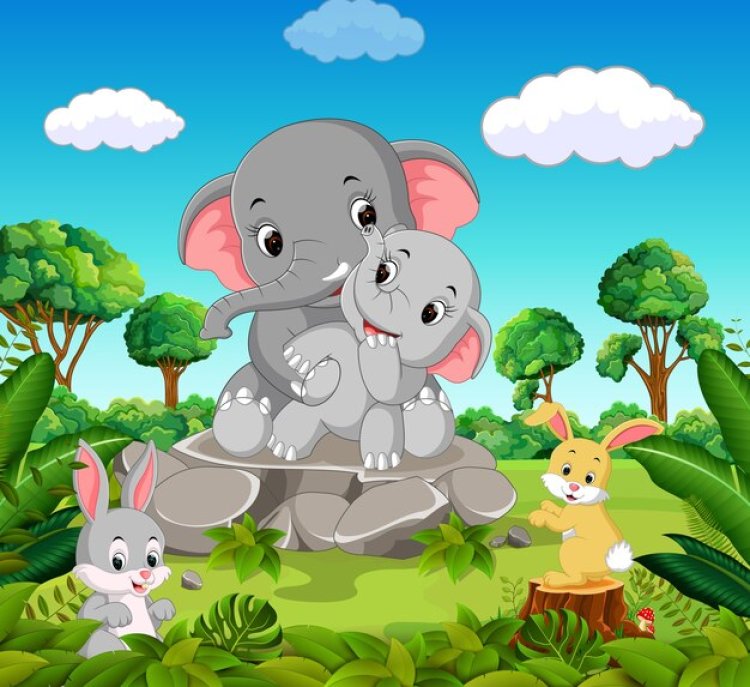 Sahabat Sejati Si Gajah dan Si Kelinci