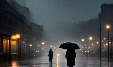 Pelukan Hujan di Tengah Malam