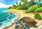 Anak Penyu dan Perjalanan ke Pulau Impian