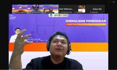 Webinar Jurnalisme Pendidikan: “Langkah Praktis Menulis Berita Sekolah yang Berkualitas”