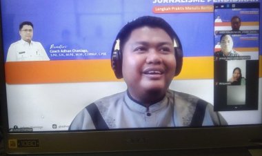 GTK SMAN 3 Muaro Jambi Mengikuti Pelatihan Ekslusif Jurnalime Pendidikan