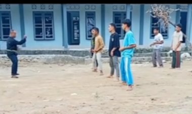 Santri Pesantren Babussalam Batu Korong Mengikuti Latihan  Beladiri