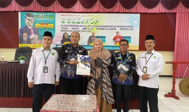 Perkuat Pembelajaran Kontekstual, MGMP Sosiologi MA Provinsi  Jawa Timur Gelar Workshop Inspiratif di MAN 2 Kota Malang