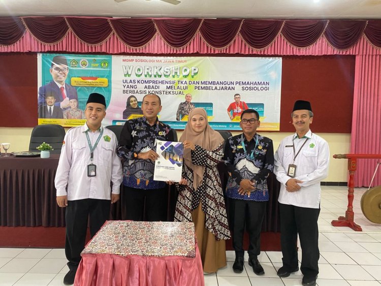 Perkuat Pembelajaran Kontekstual, MGMP Sosiologi MA Provinsi  Jawa Timur Gelar Workshop Inspiratif di MAN 2 Kota Malang