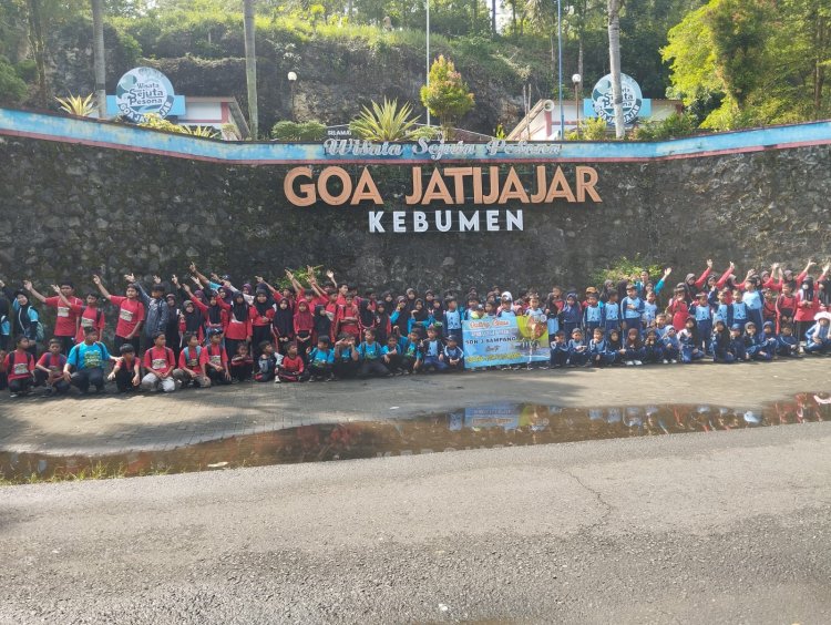 Cintai Kekayaan Daerah, Siswa SDN 3 Sampang Eksplorasi Keajaiban Geopark Kebumen di Goa Jatijajar