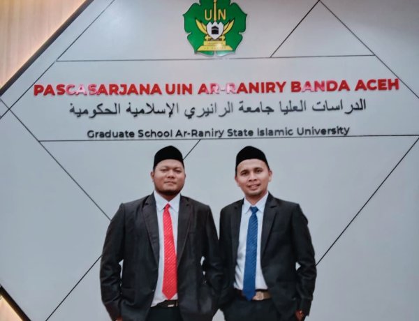 Dua Guru Dayah Safinatussalamah Aceh Singkil Resmi Raih Gelar Magister di UIN Ar-Raniry