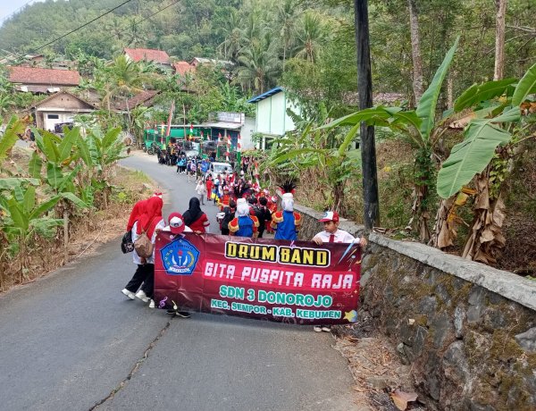Semarak HUT RI ke-81 di Donorojo: Unjuk Kreativitas RT hingga Aksi Pukau Drumband Gita Puspita Raja.