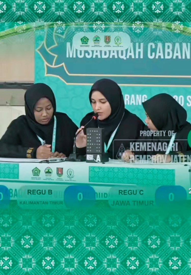 MTQ Nasional XXXI: Tiga Santriwati Aceh Antar Kontingen Masuk 4 Besar